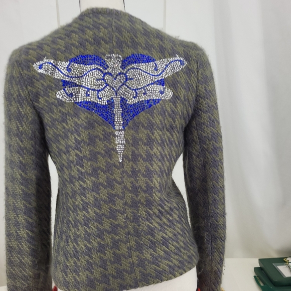 Custo Barcelona Dragonfly Jacket sz 37 - US sm - Picture 2 of 10